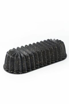 Döküm Granite Kek Kalıbı Baton Siyah