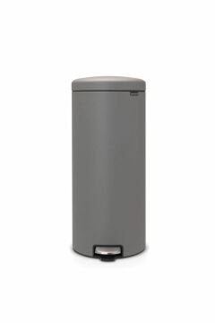 Newıcon Mıneral Concrete Grey Pedallı Çöp Kutusu 30l BRA 119187 BKM