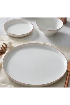 Bilbao 8 Parça 2 Kişilik Bone Yemek Takımı - Copper Bakır