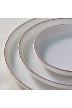 Bilbao 8 Parça 2 Kişilik Bone Yemek Takımı - Copper Bakır