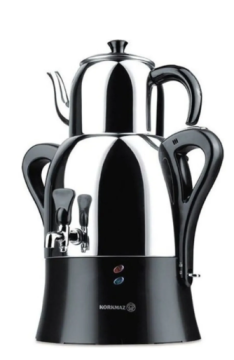 Kor A341-04 12 Çaykolik Inox/siyah Semaver Fma08505