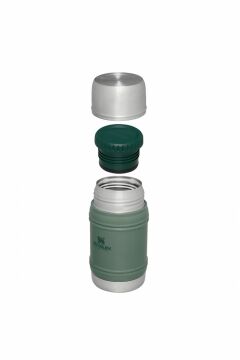 The Artisan Thermal Food Jar .50L / 17oz Hammertone Green