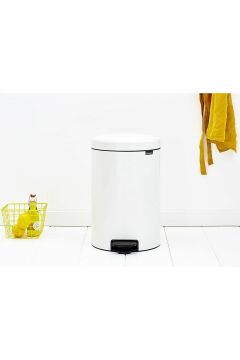 Newıcon Whıte Pedallı Çöp Kutusu 20l
