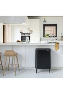 Bo Matt Black Hı Dokunmatik Çöp Kutusu 60l
