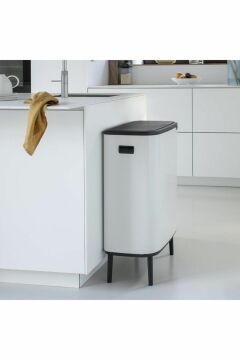 Brabantia Çöp Kutusu Büyük Boy 60 Lt Bo Touch Dokunmatik Kapak Beyaz 130205