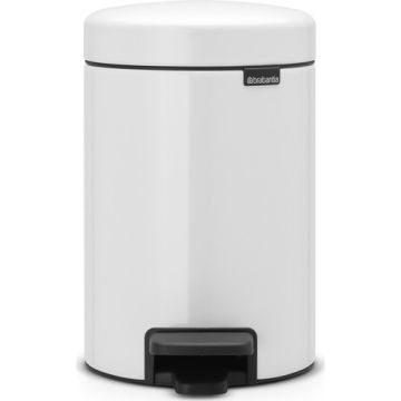 Brabantia Newicon Pedallı Çöp Kutusu Beyaz 3 lt