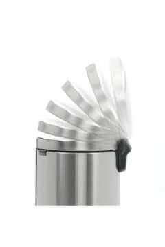 NEWICON FPP MATT STEEL PEDALLI ÇÖP KUTUSU 30L