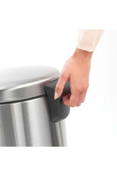 NEWICON FPP MATT STEEL PEDALLI ÇÖP KUTUSU 30L