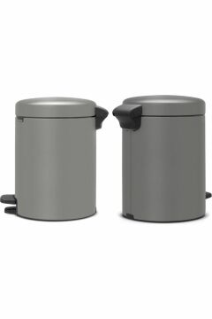 Newıcon Concrete Grey Pedallı Çöp Kutusu 5l