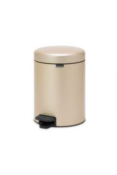 Brabantia Çöp Kutusu 5 Litre Newicon Pedallı Şampanya Rengi 304422