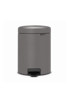 Brabantia Çöp Kutusu 5 Litre Newicon Pedallı Beton Gri 126284