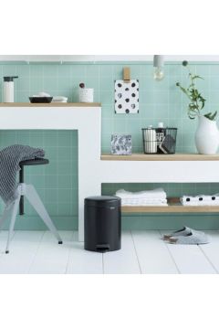 Brabantia Çöp Kutusu Newicon Pedallı 5 Lt Matt Siyah 112928