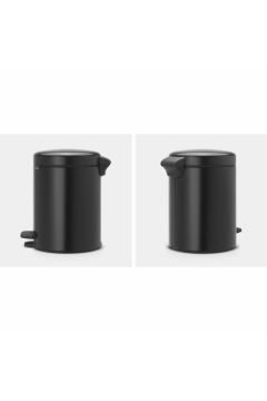 Brabantia Çöp Kutusu Newicon Pedallı 5 Lt Matt Siyah 112928
