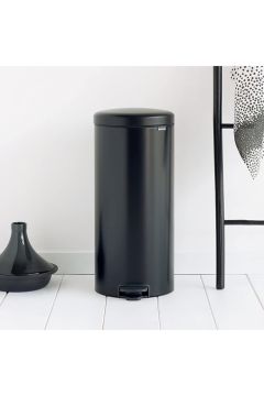 Brabantia Çöp Kutusu 30 Litre Newicon Pedallı Mat Siyah 114540