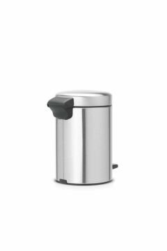 Newıcon Fpp Matt Steel Pedallı Çöp Kutusu 3l 112164