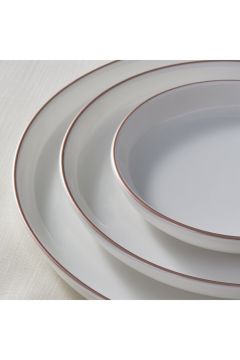 Bilbao 16 Parça 4 Kişilik Bone Yemek Takımı - Copper Bakır