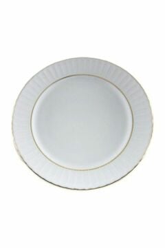 Yaldızlı Çukur Yemek Tabağı 19 Cm 12 Adet