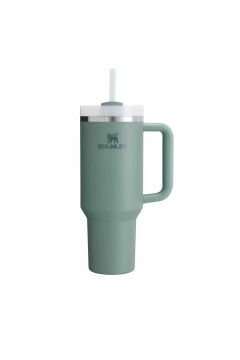 Quencher Pipetli Termos 1,18 L Yeşil