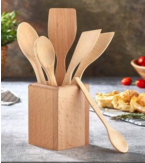 Chef Taste 5 Li Ahşap Kaşıklık Seti