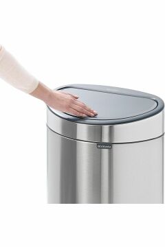Matt Steel New Dokunmatik Çöp Kutusu 40l