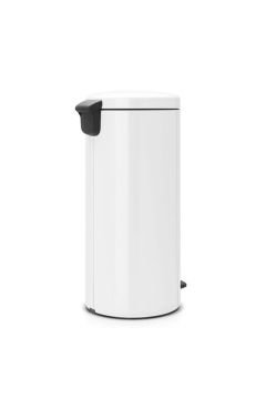 Bra 111785 Beyaz Pedallı Çöp Kova 30l