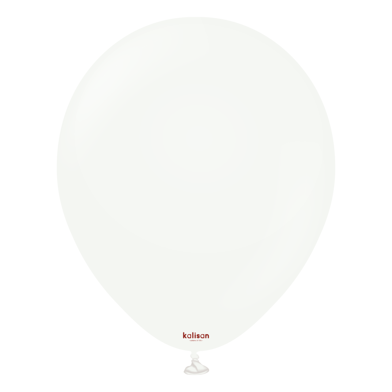 18'' Standart Balon Beyaz (White) 5'li