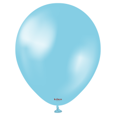 12'' Kalisan Metalik Gök Mavisi Balon (Sky Blue) 50'li