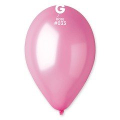 12/11'' Metalik Balon Pembe 100’lü