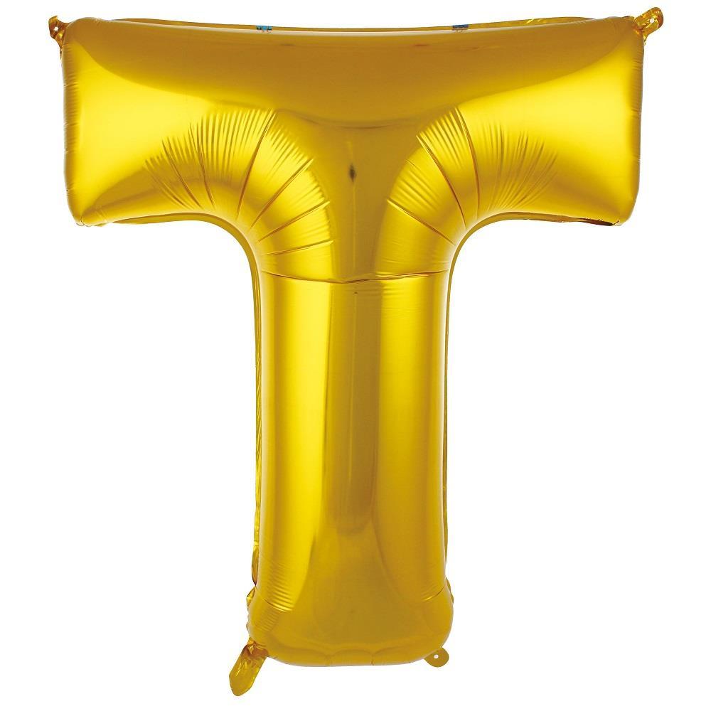 T- HARF 40'' ALTIN RENK BALON 100 CM