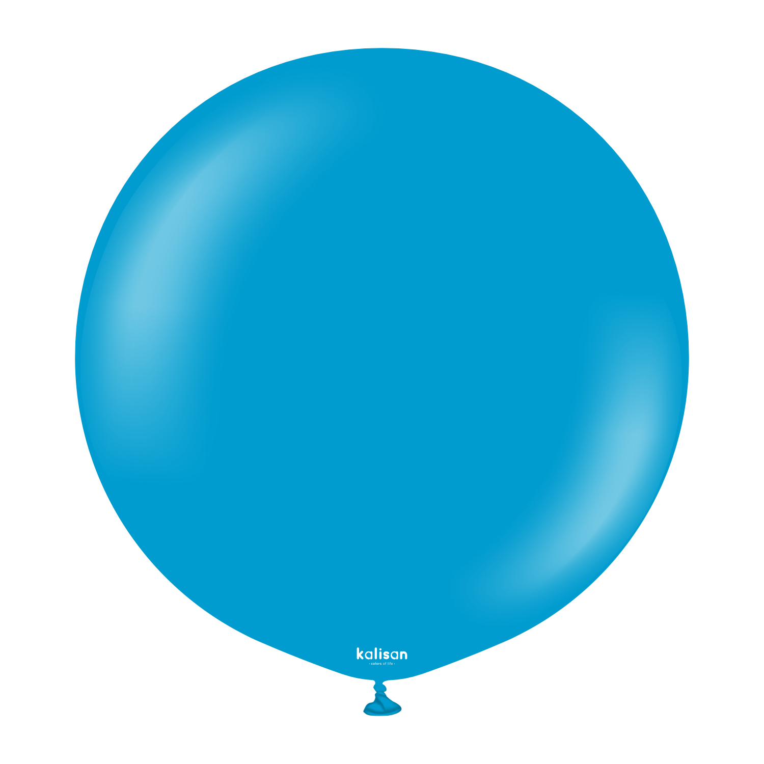 24'' Standart Balon Karayip Mavi (Caribbean Blue) 2'li