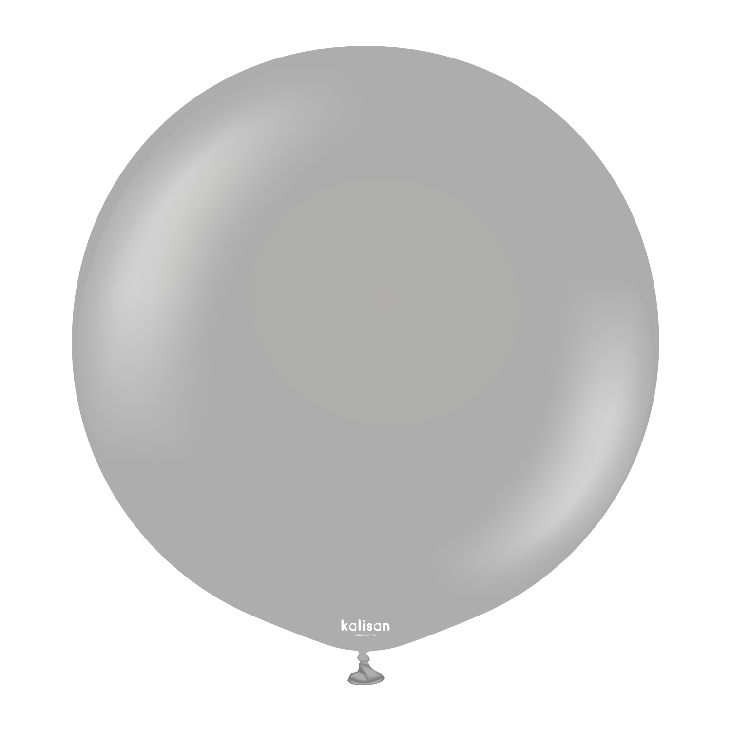 24'' Standart Balon Gri (Grey) 2'li