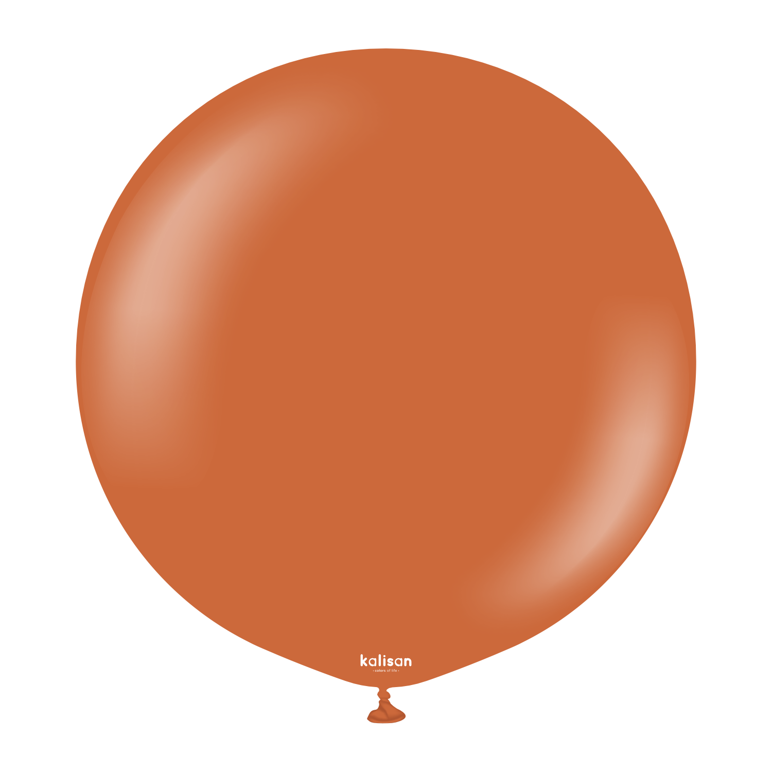 24'' Retro Balon Yanık Turuncu (Rust Orange) 2'li