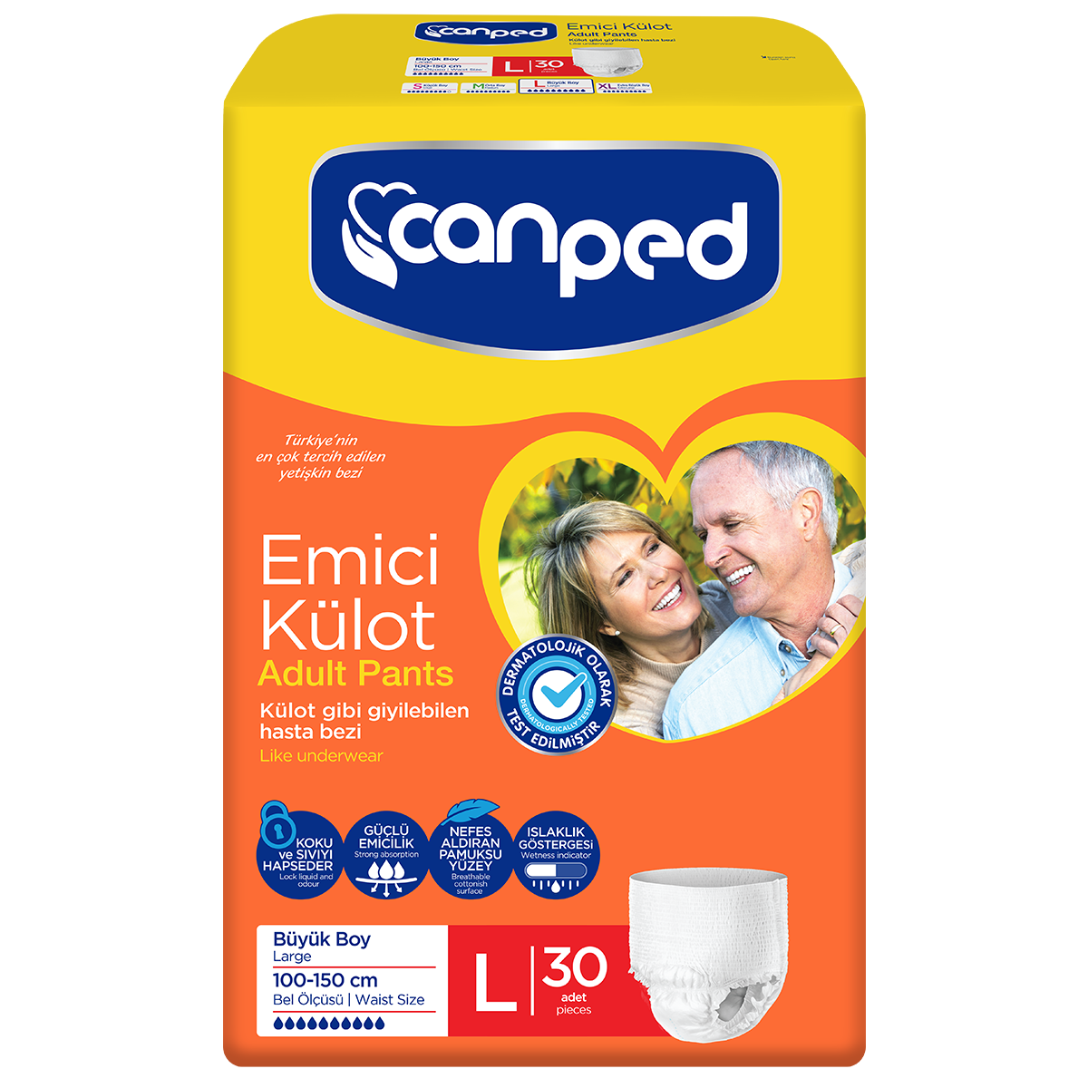 CANPED EMİCİ KÜLOT L 30'LU