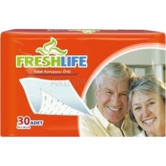 FRESHLİFE YATAK KORUYUCU ÖRTÜ 60X90 30'LU