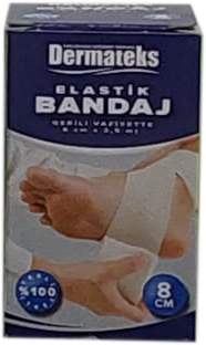ELASTİK BANDAJ 8 cmx150 cm DERMATEKS