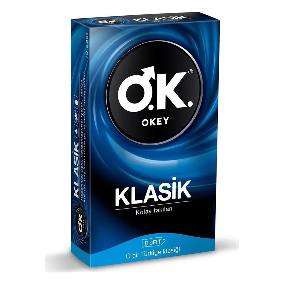 PREZERVATİF OKEY KLASİK 10LU