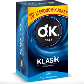 PREZERVATİF OKEY KLASİK 20Lİ
