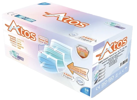 MASKE ATOS MELTBLOWN LASTİKLİ