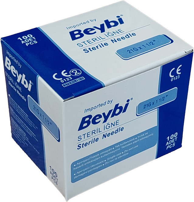 İĞNE UCU 21G YEŞİL BEYBİ 100'LÜ