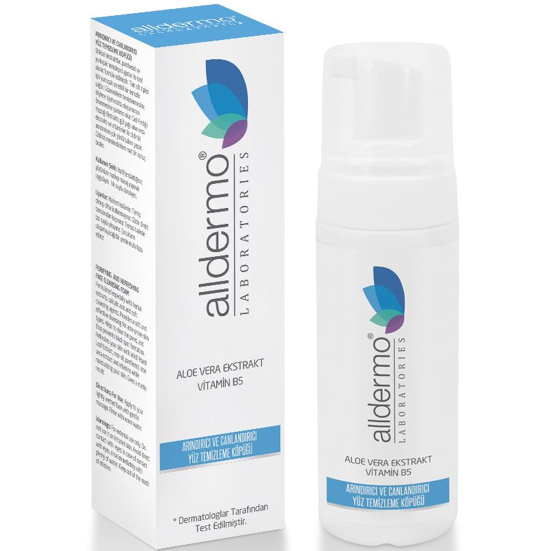 ALLDERMO ARINDIRICI VE CANL.YÜZ TEMİZLEME KÖPÜK 150 ML