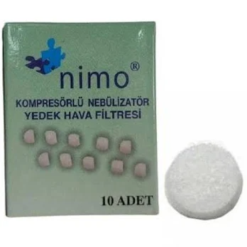 NEBÜLİZATÖR YEDEK HAVA FİLTRESİ NİMO