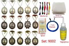 SET: 9002 Etamin Kanaviçe Takı Başlangıç Seti