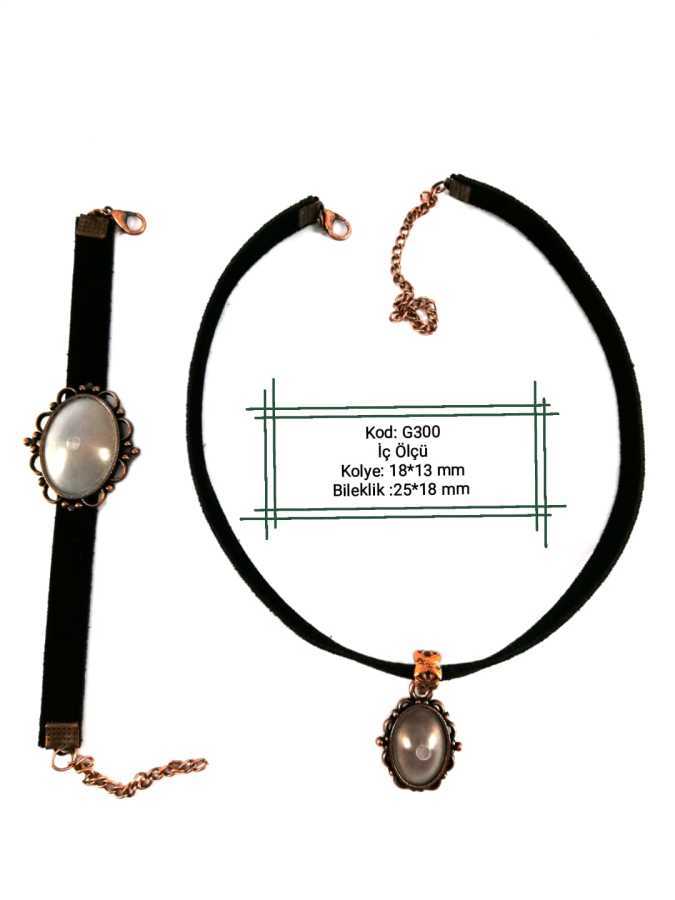 Choker Kolye Bileklik Takımı G300