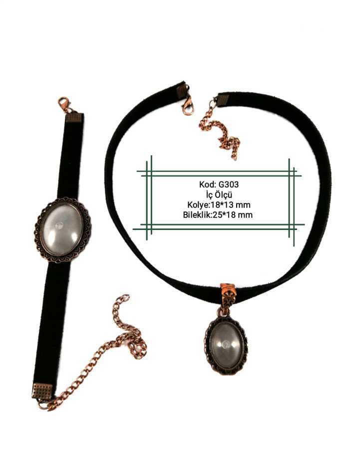 Choker Kolye Bileklik Takımı G303