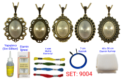 SET: 9004 Etamin Kanaviçe Takı Başlangıç Seti