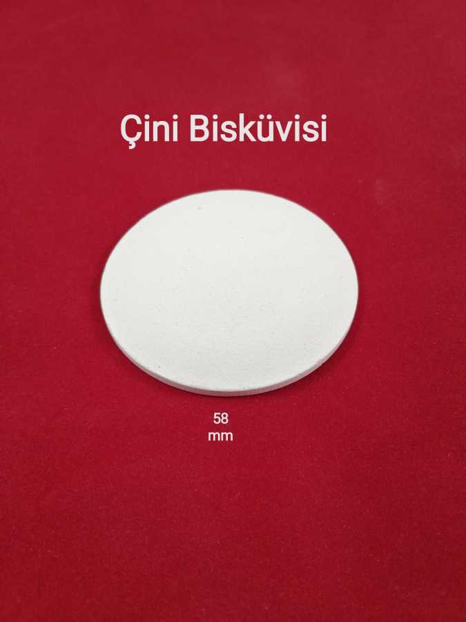 58 mm Yuvarlak El Aynası Çini Bisküvisi