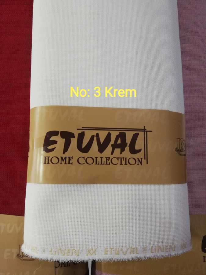 Etamin Kumaşı  03 Krem 1 Metre