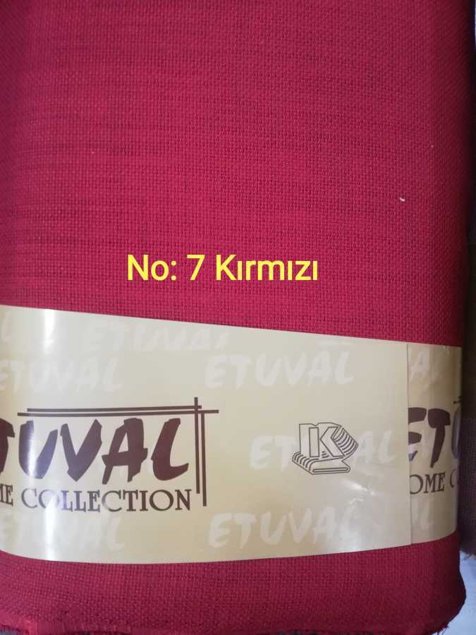 Etamin Kumaşı 07  Kırmızı 1 Metre