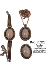 Kolye Yüzük Bileklik Seti 70228