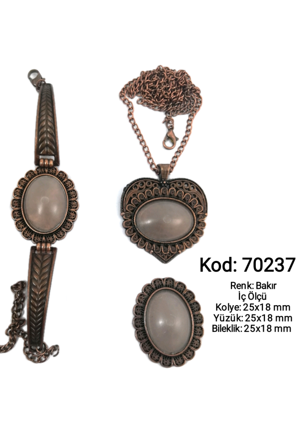 Kolye Yüzük Bileklik Seti 70237